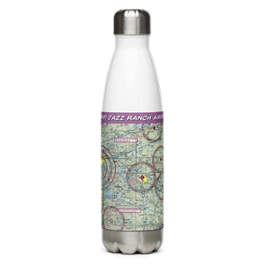 Jazz Ranch Airport (3OK9) VFR Sectional Water Bottle