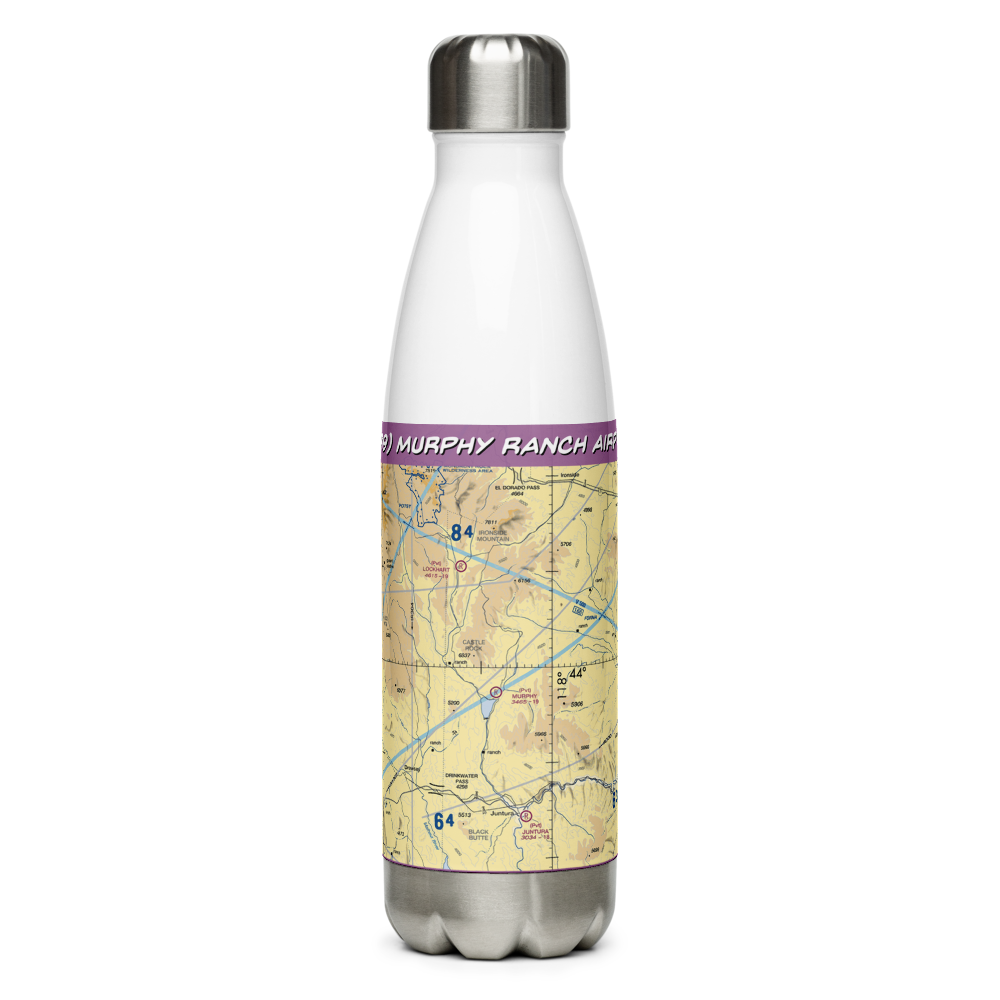 Murphy Ranch Airport (3OR9) VFR Sectional Water Bottle 