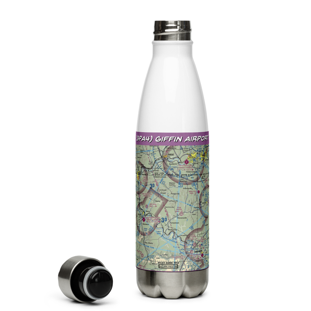 Giffin Airport (3PA4) VFR Sectional Water Bottle 