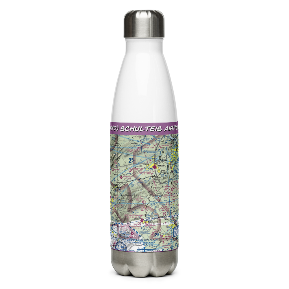 Schulteis Airport (3PN0) VFR Sectional Water Bottle 