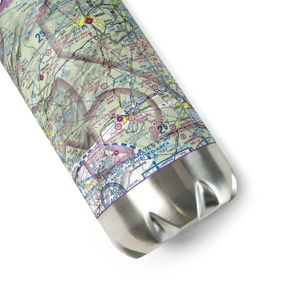 Schulteis Airport (3PN0) VFR Sectional Water Bottle 