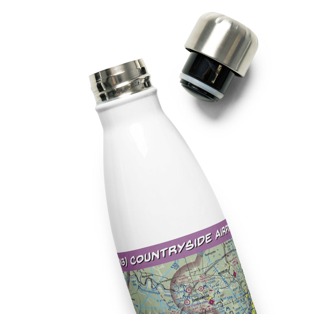 Countryside Airport (3PN3) VFR Sectional Water Bottle 