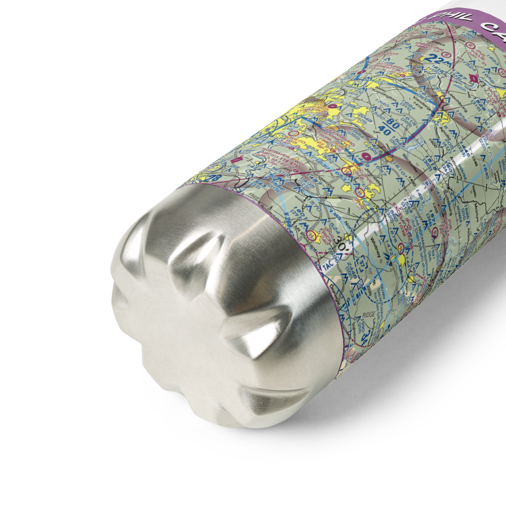 Phil Cain Memorial Field (3PN9) VFR Sectional Water Bottle 