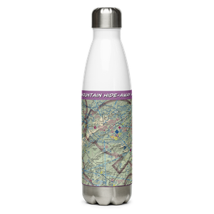 Mountain Hide-Away Airport (3PS4) VFR Sectional Water Bottle