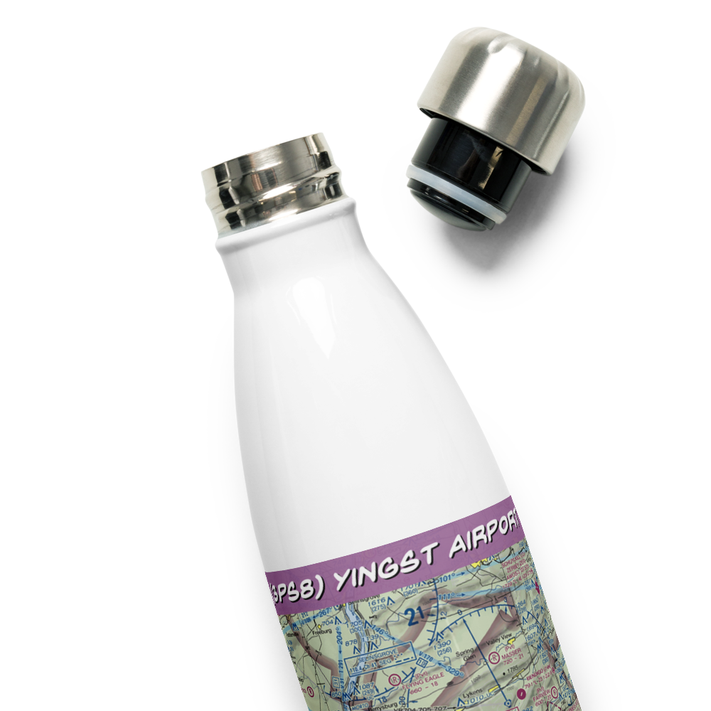 Yingst Airport (3PS8) VFR Sectional Water Bottle 