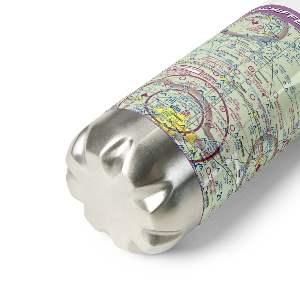 Schiffer Acres Airport (3S5) VFR Sectional Water Bottle 
