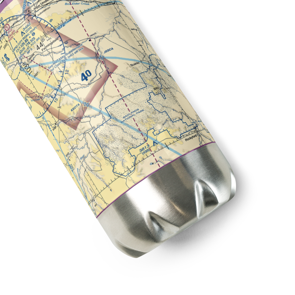 Brown Field (3SD3) VFR Sectional Water Bottle 