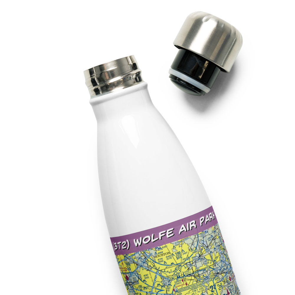 Wolfe Air Park (3T2) VFR Sectional Water Bottle 
