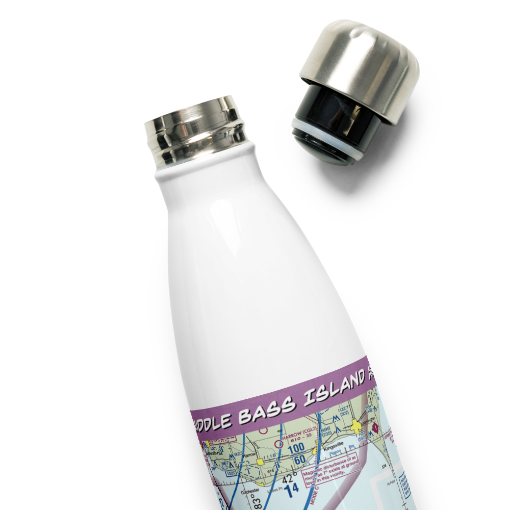Middle Bass Island Airport (3T7) VFR Sectional Water Bottle 