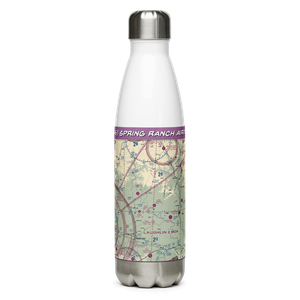 Spring Ranch Airport (3TA6) VFR Sectional Water Bottle