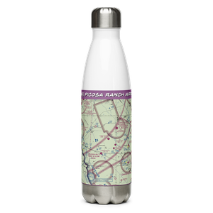 Picosa Ranch Airport (3TA8) VFR Sectional Water Bottle