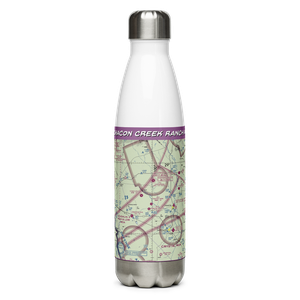 Chacon Creek Ranch Airport (3TA9) VFR Sectional Water Bottle