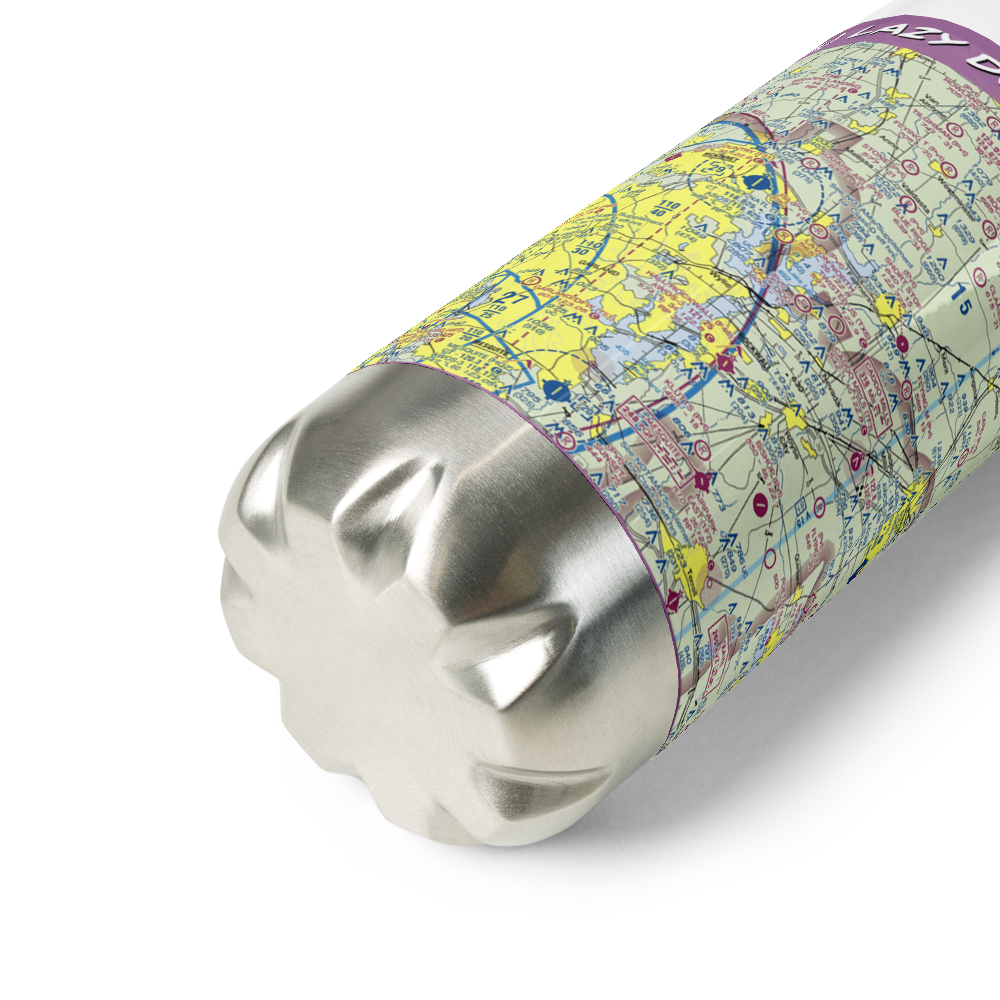 Lazy Dog Ranch Airpark (3TE3) VFR Sectional Water Bottle 