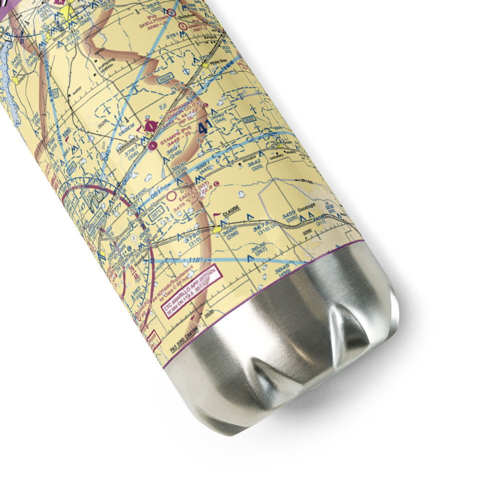 Stamps Field (3TE5) VFR Sectional Water Bottle 