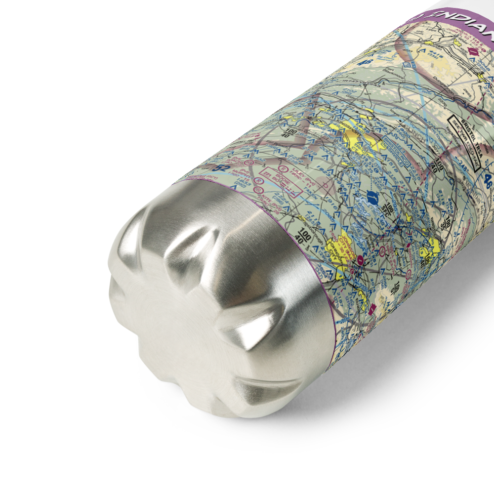 Indian Springs Airport (3TN0) VFR Sectional Water Bottle 
