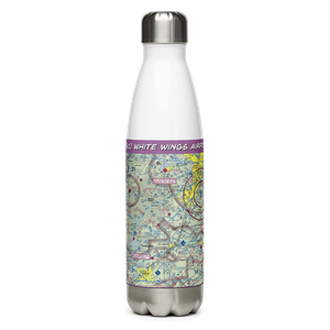 White Wings Airport (3TS1) VFR Sectional Water Bottle