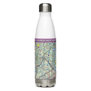 Ayres-Aicp Airport (3VA0) VFR Sectional Water Bottle