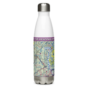 The Meadows Airport (3VA1) VFR Sectional Water Bottle