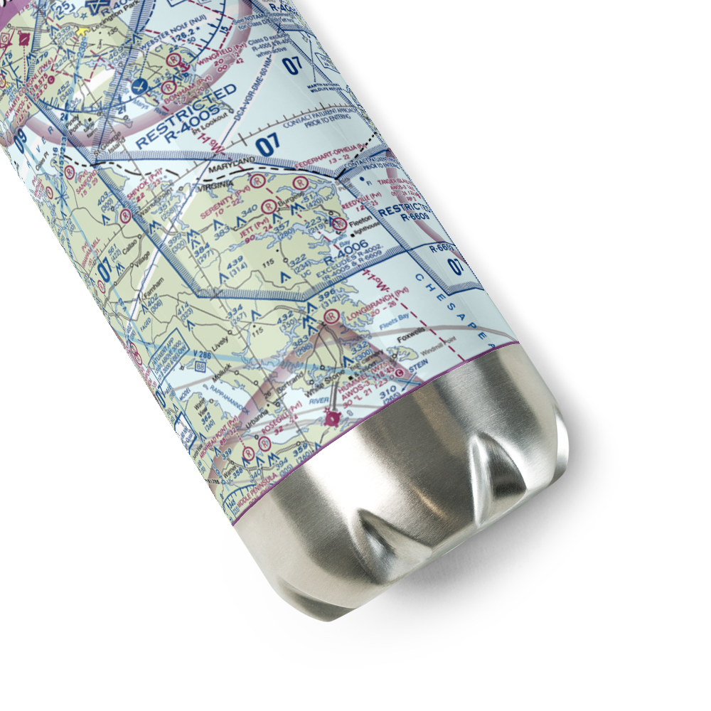 Serenity Farm Airport (3VG3) VFR Sectional Water Bottle 