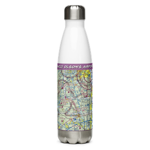 Olson's Airport (3WI1) VFR Sectional Water Bottle