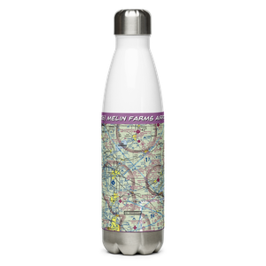 Melin Farms Airport (3WI6) VFR Sectional Water Bottle