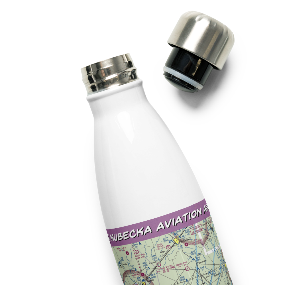 Kubecka Aviation Airport (3XS1) VFR Sectional Water Bottle 