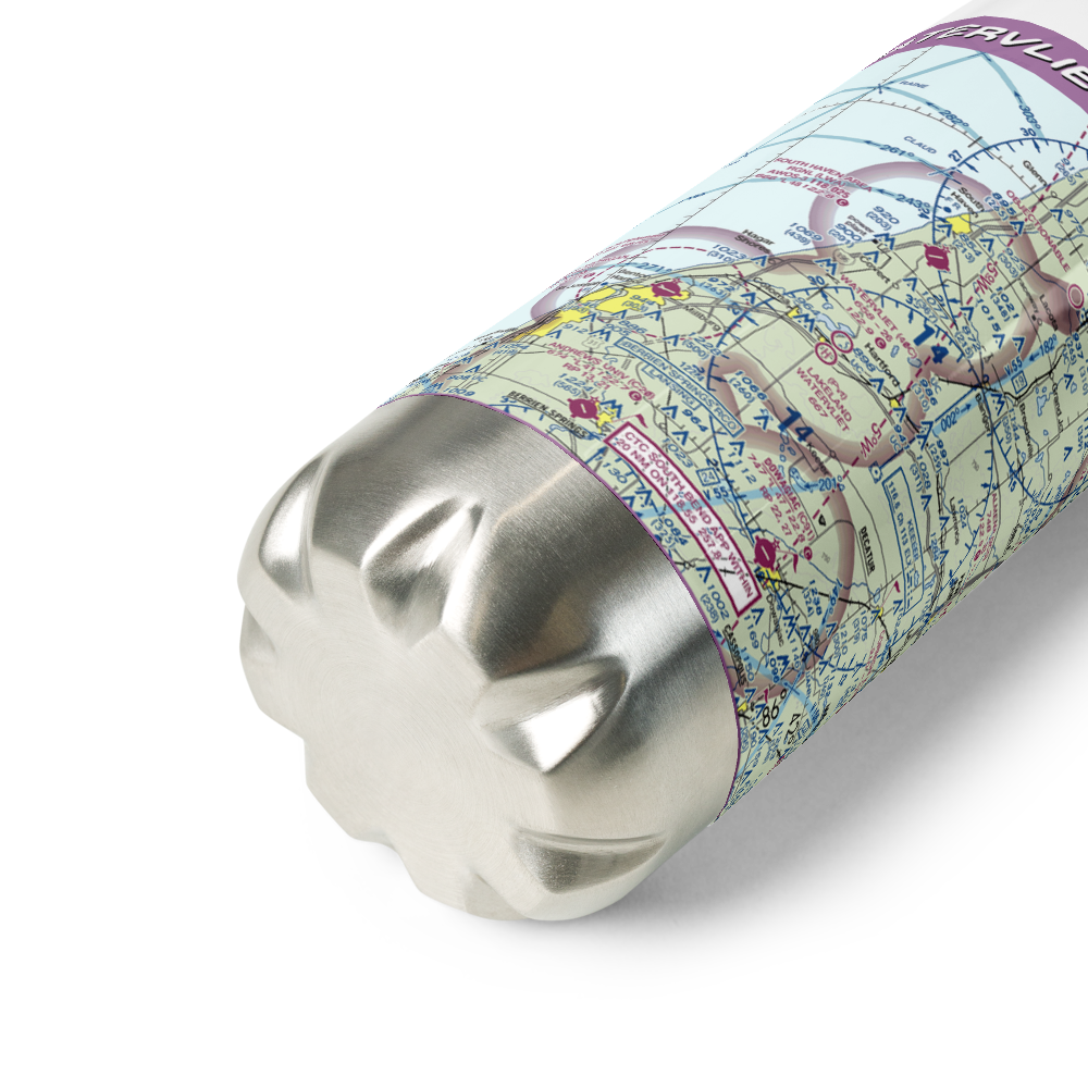 Watervliet Municipal Airport (40C) VFR Sectional Water Bottle 