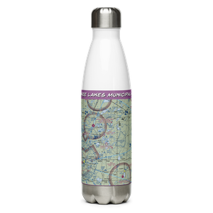 Three Lakes Municipal Airport (40D) VFR Sectional Water Bottle