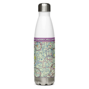 Cherry Hill Airport (40IN) VFR Sectional Water Bottle