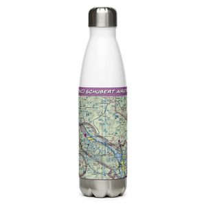 Schubert Airstrip (40WI) VFR Sectional Water Bottle