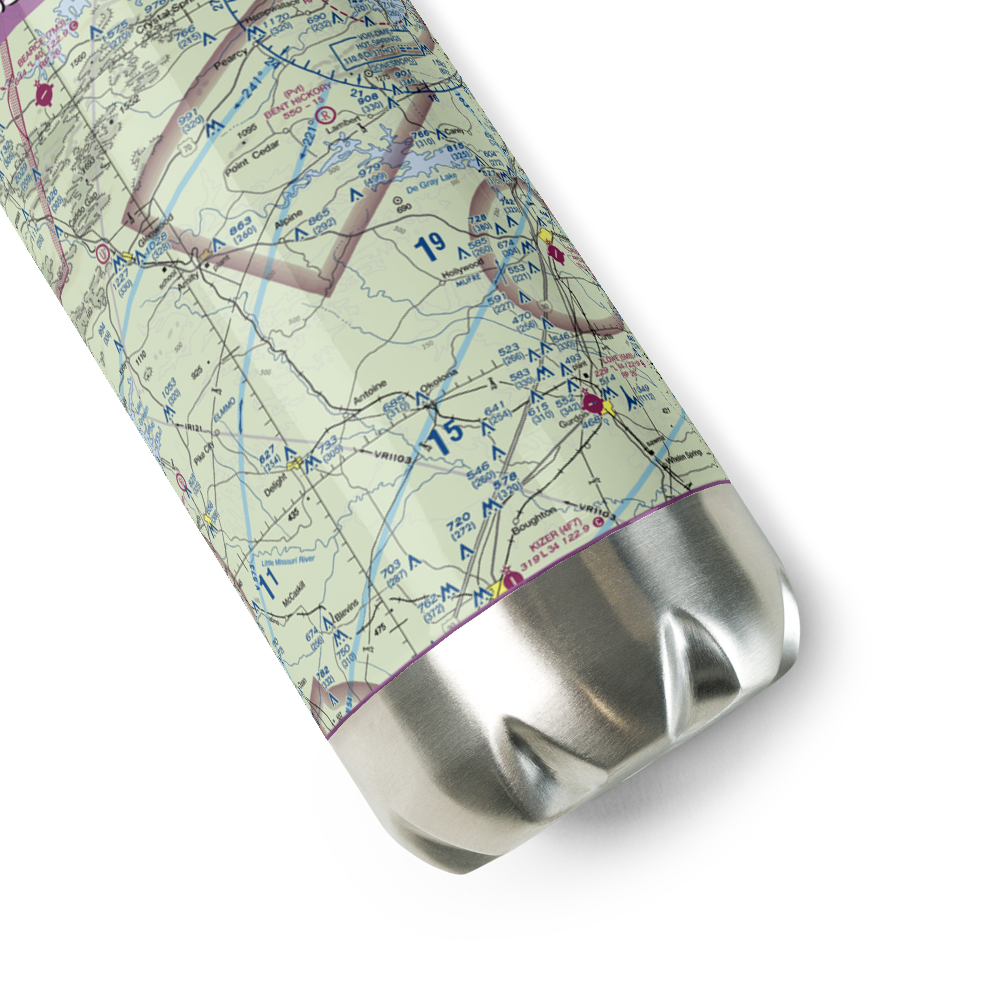 Ashworth Airport (41AR) VFR Sectional Water Bottle 