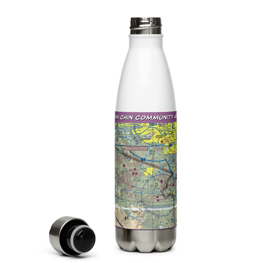 Ak Chin Community Airfield (41AZ) VFR Sectional Water Bottle 