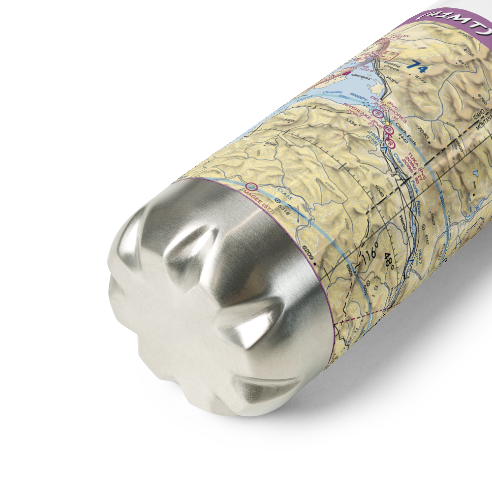 R & R Field (41MT) VFR Sectional Water Bottle 