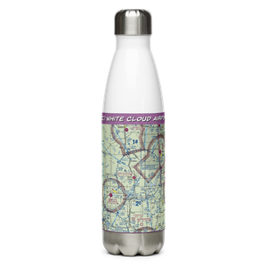 White Cloud Airport (42C) VFR Sectional Water Bottle