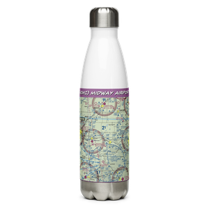 Midway Airport (42MI) VFR Sectional Water Bottle