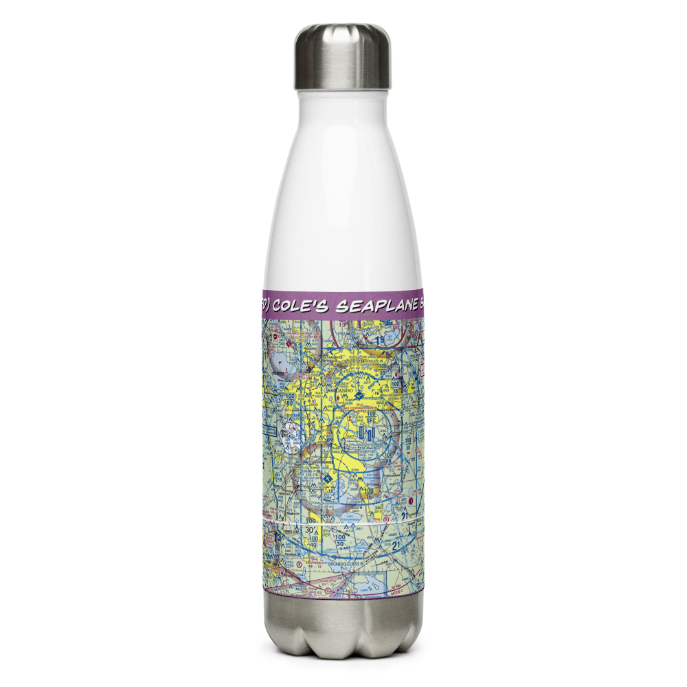 Cole's Seaplane Base (43FD) VFR Sectional Water Bottle 
