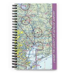 Tri-County Air Service Airport (XS58) VFR Sectional Notebook