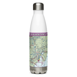 W Gladstone Airport (43MI) VFR Sectional Water Bottle