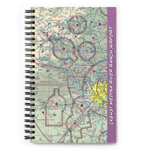 Medina River Ranch Airport (XS43) VFR Sectional Notebook