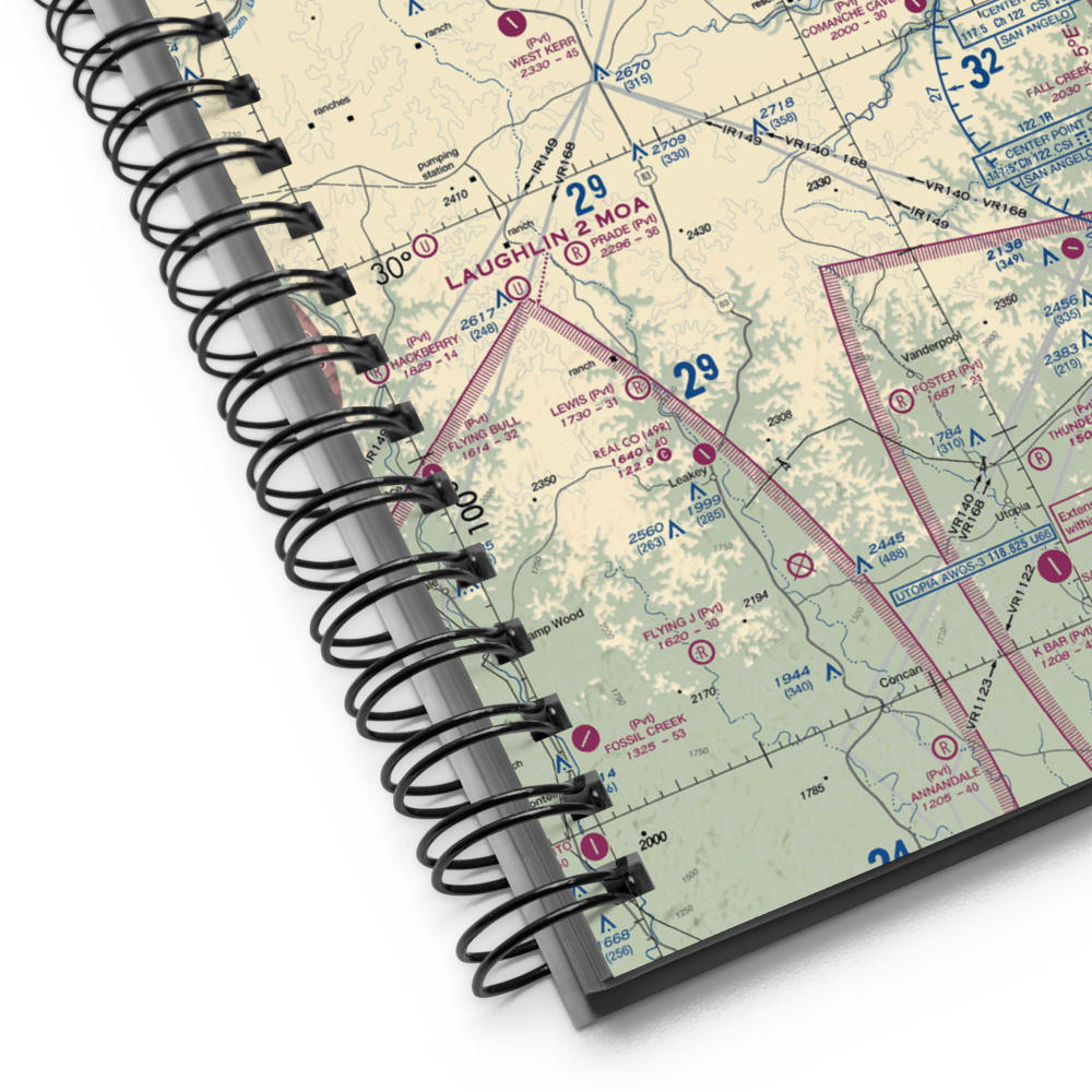Priour Ranch Airport (XS23) VFR Sectional Notebook 