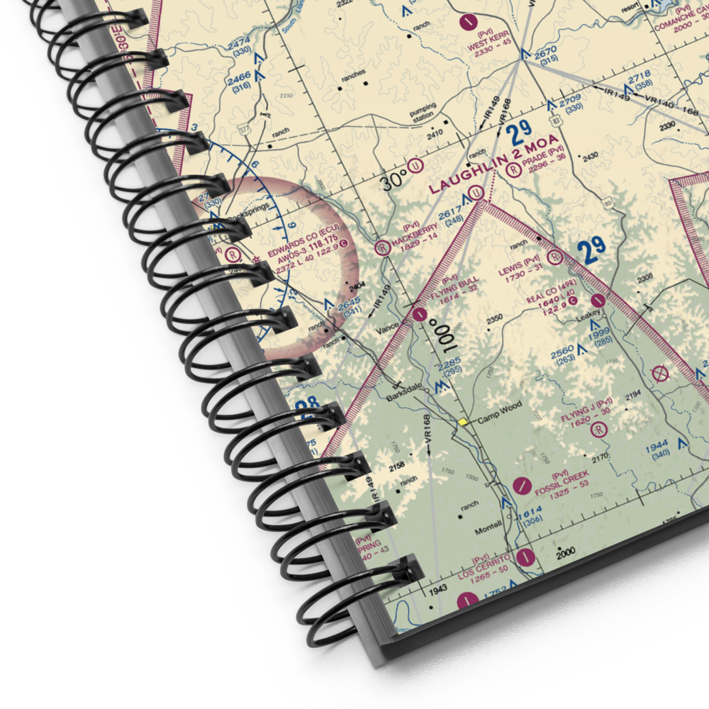 Y O Ranch Airport (XS22) VFR Sectional Notebook 