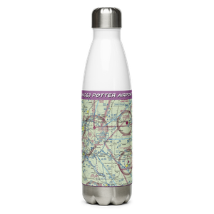Potter Airport (44IS) VFR Sectional Water Bottle
