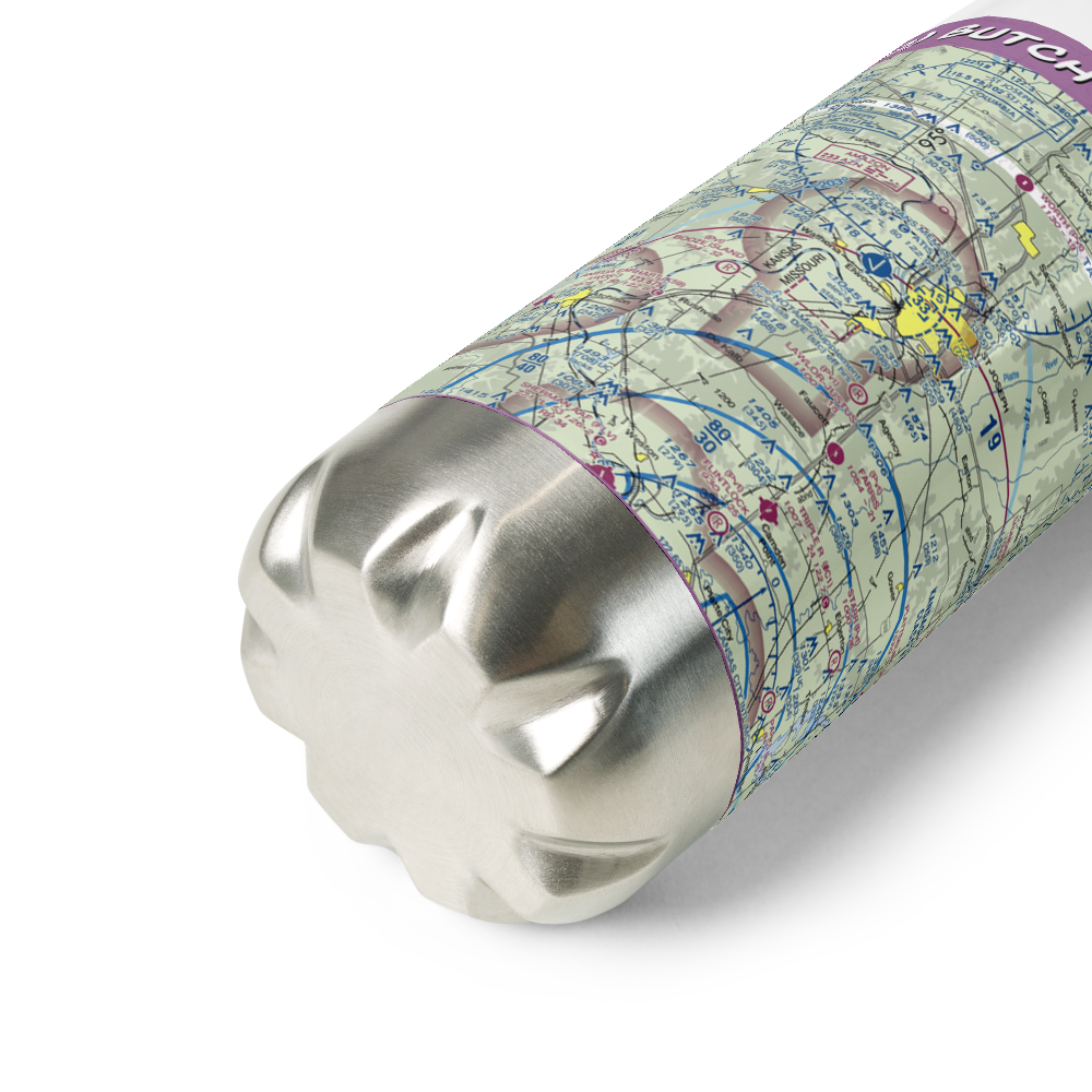 Butch's Strip STOLport (44MO) VFR Sectional Water Bottle 