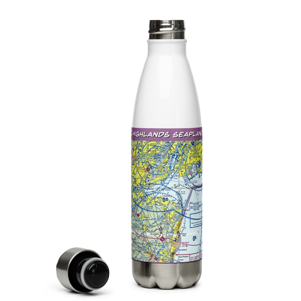 Highlands Seaplane Base (44NJ) VFR Sectional Water Bottle 