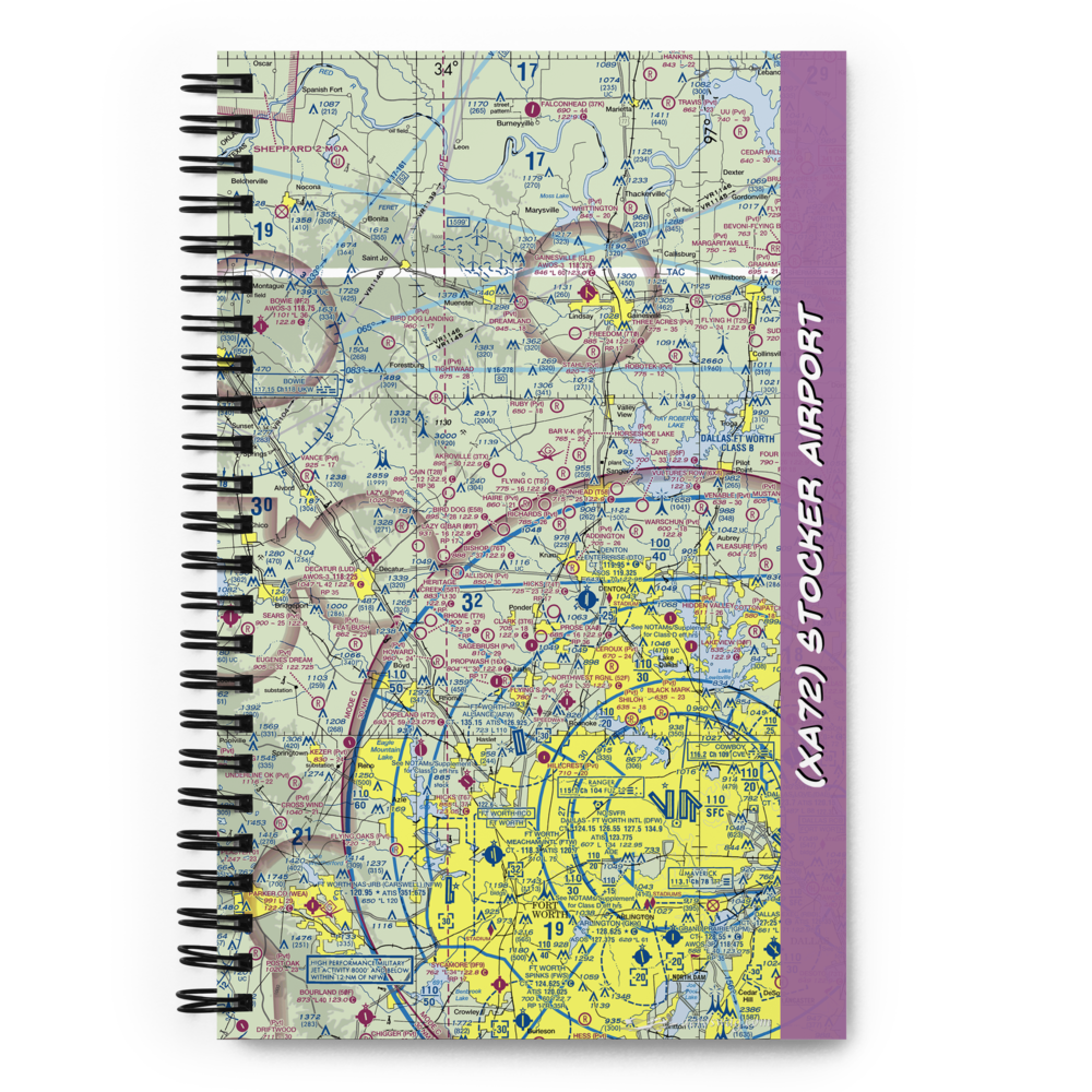 Stocker Airport (XA72) VFR Sectional Notebook 