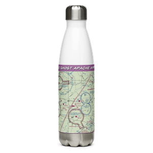 Ghost Apache Airport (45XS) VFR Sectional Water Bottle