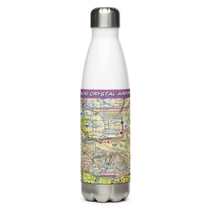 Crystal Airport (46CN) VFR Sectional Water Bottle