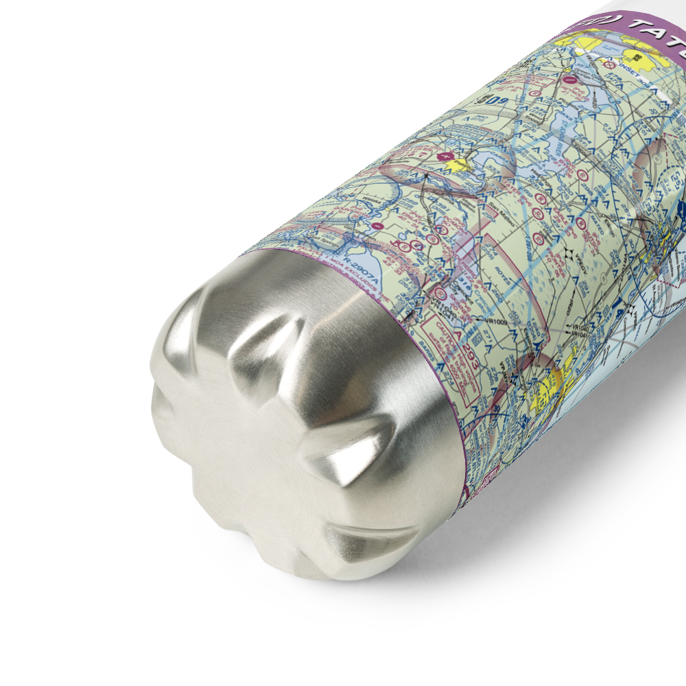 Tater Farms Strip (46FD) VFR Sectional Water Bottle 