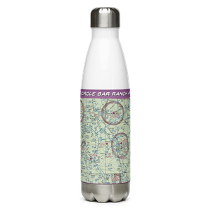 Circle Bar Ranch Airport (46MS) VFR Sectional Water Bottle