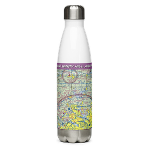 Windy Hill Airport (46XS) VFR Sectional Water Bottle